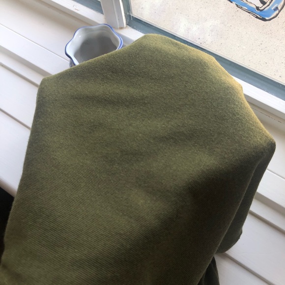YesStyle Olive Green Off Shoulder Choker Top - Picture 4 of 4